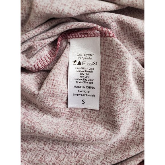 Lularoe Casual Signaturesoft Midi Criss-cross Dress With Pockets In Plum Size S - Picture 9 of 9